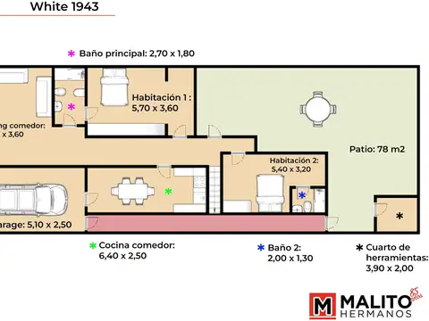 Casa en Venta de 3 dormitorios