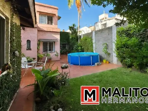 CASA 6 AMBIENTES CON JARDÍN, TERRAZA, QUINCHO Y GARAGE