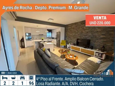 Venta Departamento Premium 2 Habitaciones Cochera Monte Grande Centro