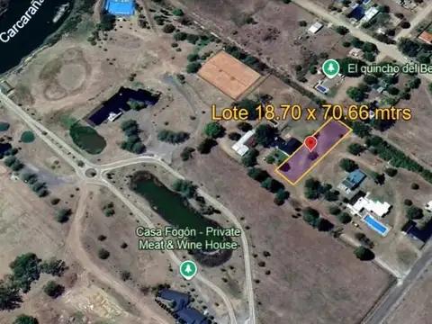 Terreno en Venta de 1321,0 m2