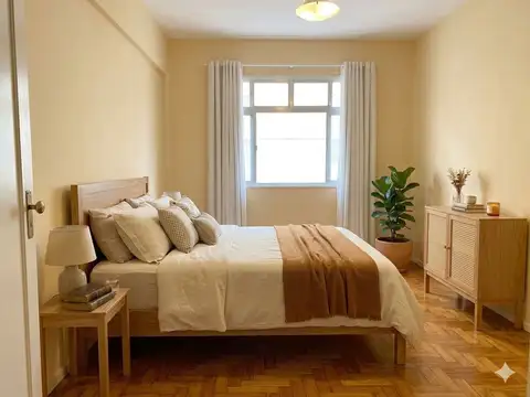 Departamento 2 ambientes con 1 baño