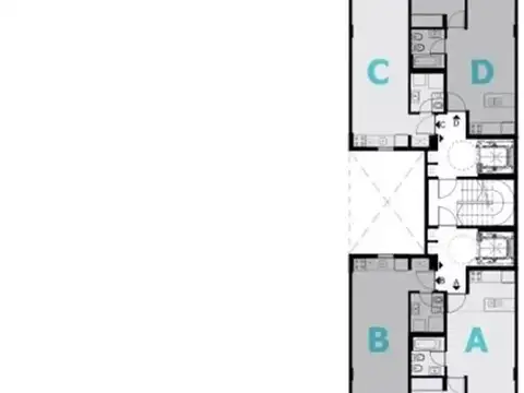 Departamento 3 ambientes con 2 baños