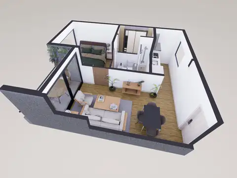 Departamento en Venta en Caseros, USD 74.725