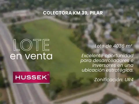 Terreno de 4.036m² en Venta - Pilar