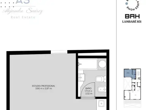 Departamento en Venta de Monoambiente