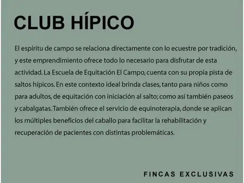 Terreno en Venta en Barrio El Campo - Fincas Exclusivas Cardales, USD 35.000