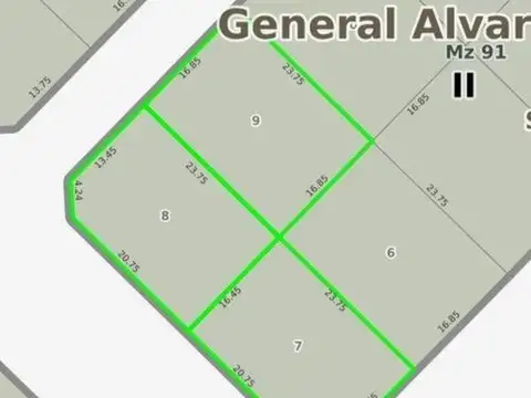 3 Excelentes Lotes Sobre Asfalto En Las Lomas