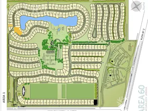 Venta de terreno de 1100 m2 en Club de campo La Victoria Area 60