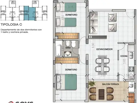 Departamento en Venta 10 años