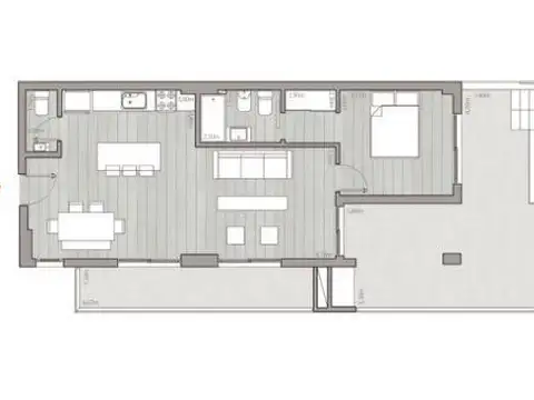 Departamento en Venta de 2 ambientes