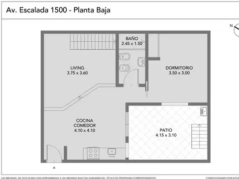 Av Escalada 1516 , Piso 0