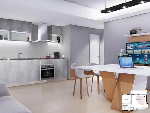 Departamento en Venta de 1 dormitorio