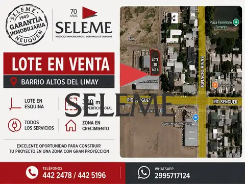 Terreno en Venta en Altos del Limay, Neuquen
