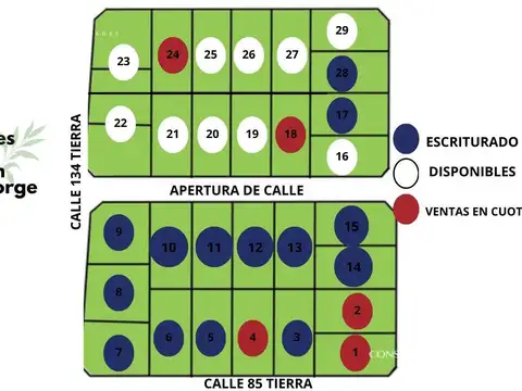 Terreno en Venta 11  mts Frente