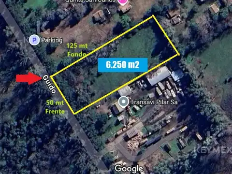 Terreno Lote en Venta - Pilar - Calle GUIDO.
