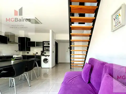 Departamento 2 ambientes con 2 baños