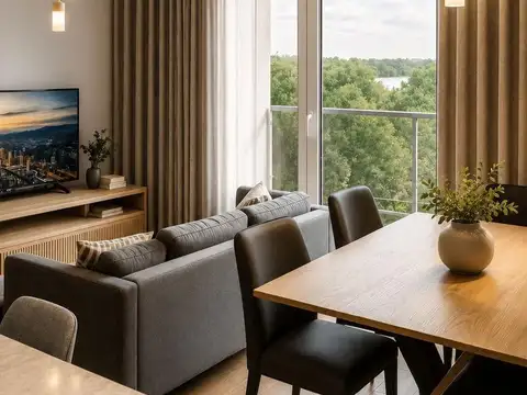 Departamento 2 ambientes con 1 baño