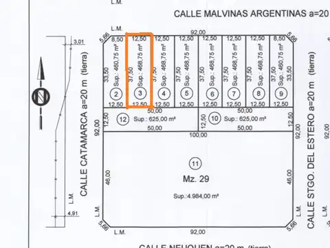 Malvinas Argentinas LOTE 3