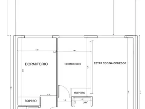Departamento en Venta en Florida Belgrano/Oeste, USD 185.000