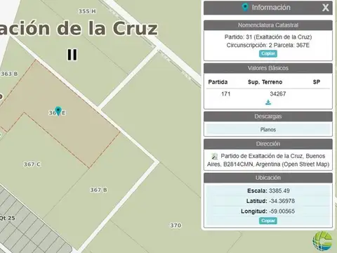 Terreno en Venta en Los Cardales, USD 299.000