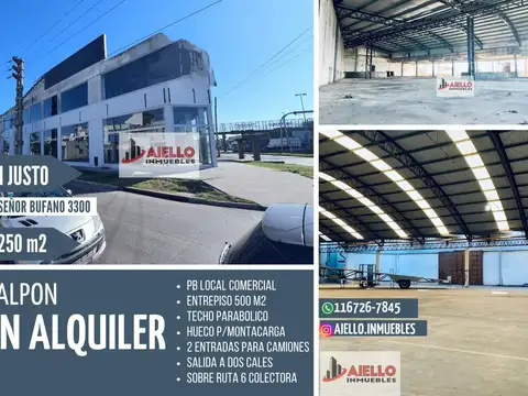 GALPON EN ALQUILER, MONSEÑOR BUFANO 3300, SAN JUSTO