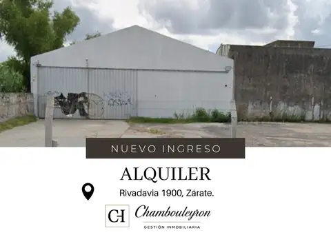 Alquiler Galpon en Av Anta y Rivadavia, Zárate