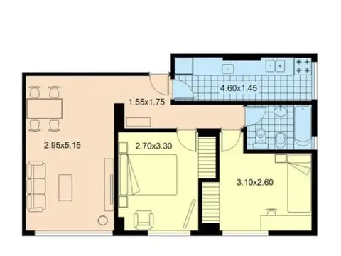 Grecia 4700, Piso 5