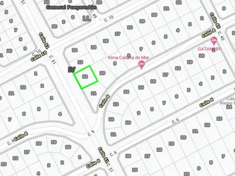 Terreno en Venta 25  mts Frente