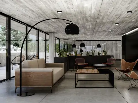 Departamento de 2 dormitorios con patio en Condominios Paddock