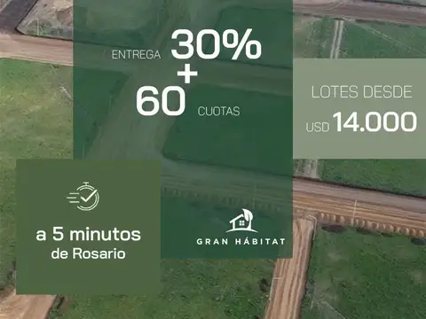 Terreno en Venta en Granadero Baigorria, USD 16.000
