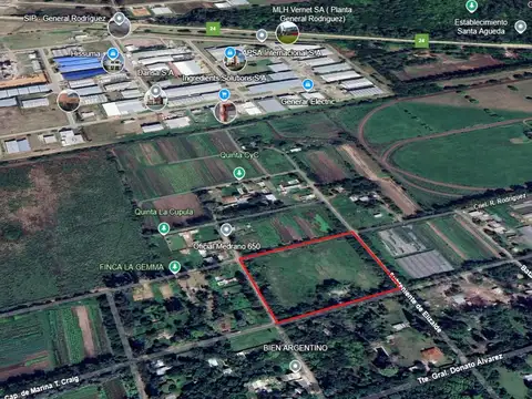 Terreno Industrial en Alquiler de 14.030 m2 en  General Rodríguez