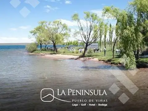 Venta lotes b° la peninsula lago mari menuco