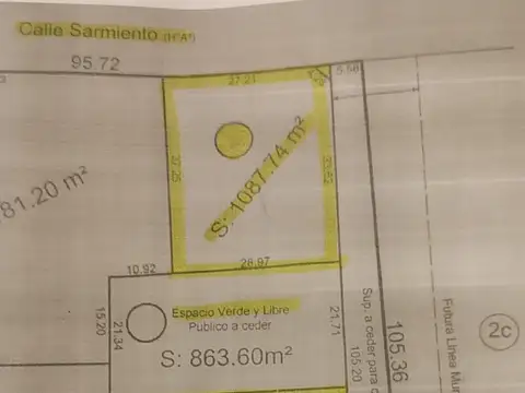 1 lote 1067 M2    UBICACION ESTRAGICA