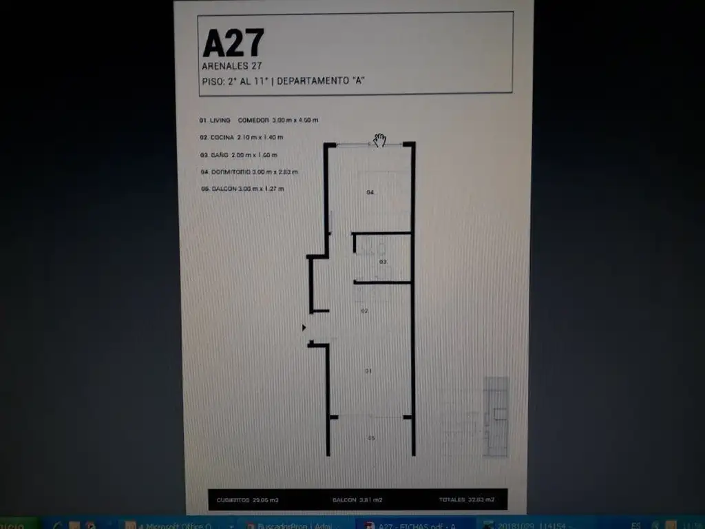 DEPARTAMENTOS DE POZO 1 Y 2 AMBIENTES de  1 y 2 Dormitorios