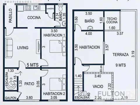 Depto Tipo Casa en Venta de 4 ambientes