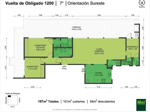 Vuelta De Obligado 1200, Piso 7