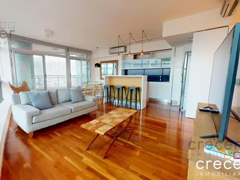 Venta departamento 3 ambientes en piso 31 con cochera y baulera Torre Beruti