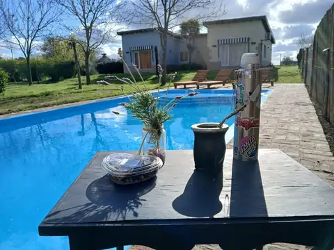 Cabañas en venta en Gral. Belgrano con piscina