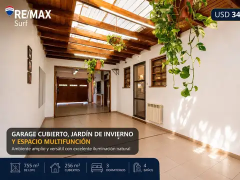 Casa en Venta con 2 cocheras