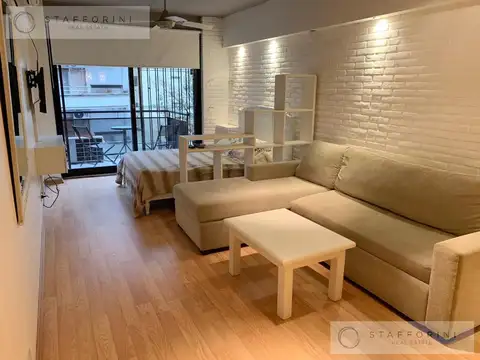 Departamento en alquiler con balcon- amoblado - Las Cañitas