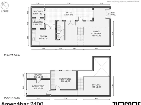Depto Tipo Casa en Venta de 3 ambientes