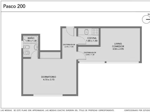 Departamento en Venta de 2 ambientes