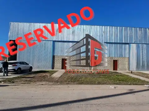 Galpón 1200m2 doble entrada camión techo 6m Alt