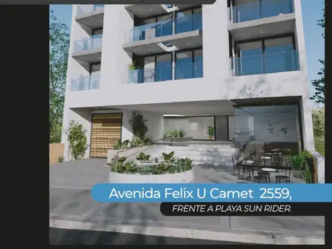 Departamento de 3 amb Edificio Aurora 1 Frente al Mar 