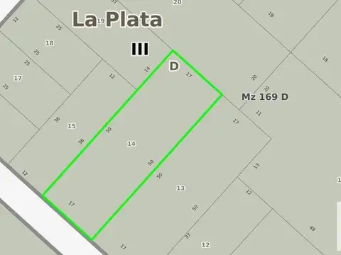 Terreno en Venta en Abasto, USD 48.000