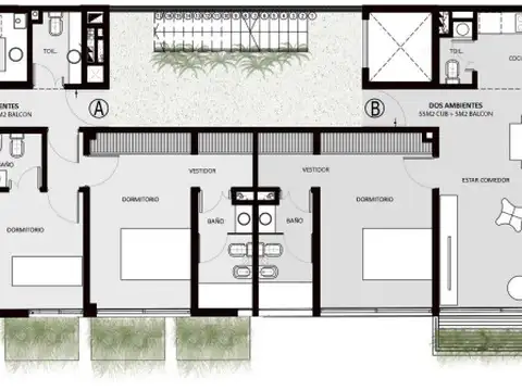 Departamento en Venta de 1 dormitorio