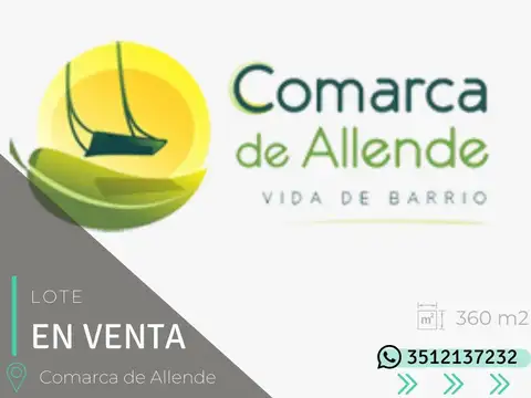 Terreno en Venta en Comarca De Allende, USD 46.000