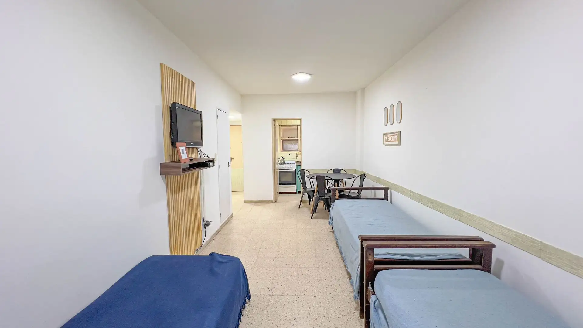 Depto monoambiente 26m² en Centro con cocina separada y baño completo