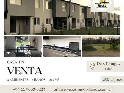 Casa En Venta - Decs Totugas, Pilar