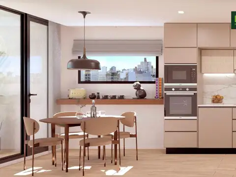 2 ambientes con balcón frente al Boulevard Mendoza